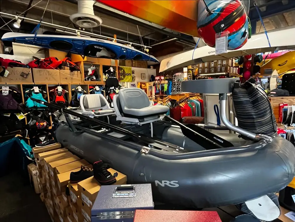 Inside Rendezvous River Sports store