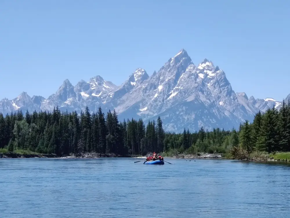 Scenic Snake River paddling in Jackson Hole