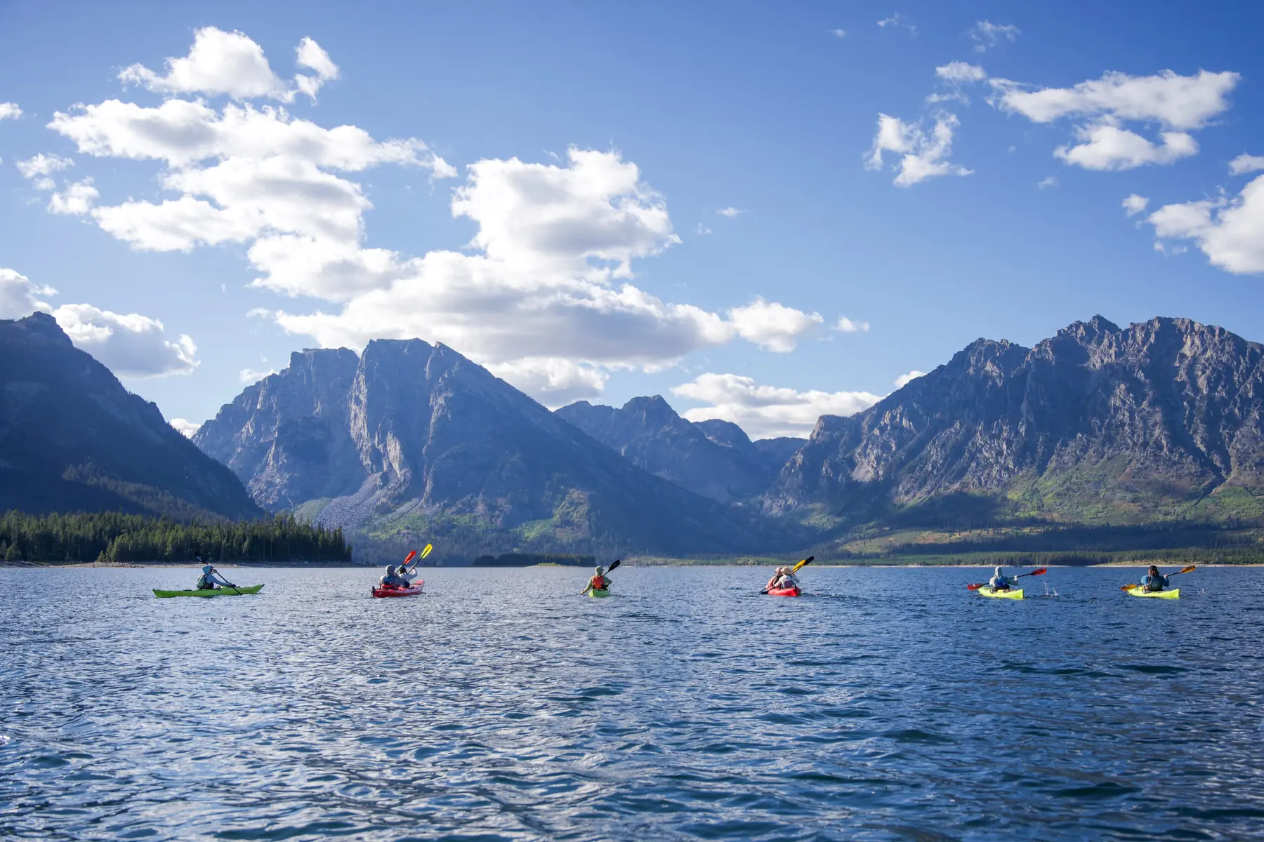 Jackson Hole kayaking on the Snake River